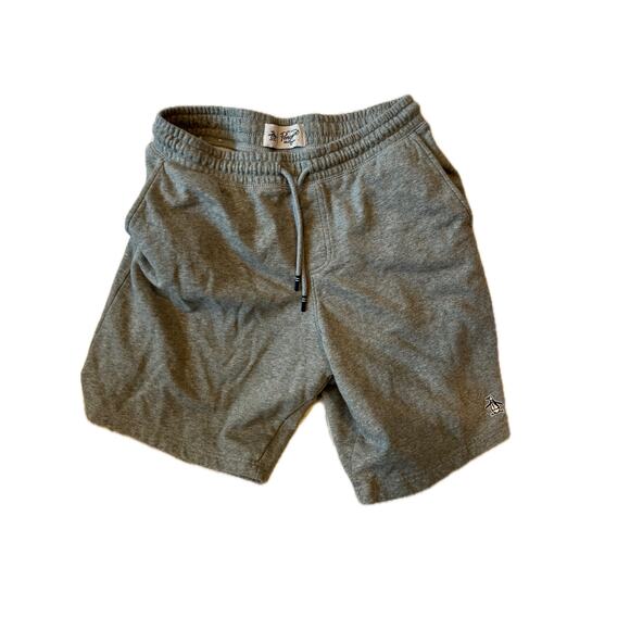 Penguin by Munsingwear Gray Sweatshorts Men's L - Picture 1 of 3